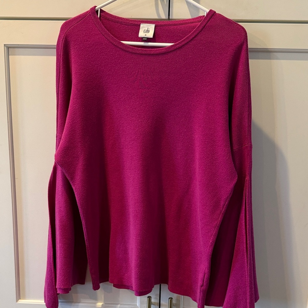 CAbi Women's Fuchsia Long Sleeve Top